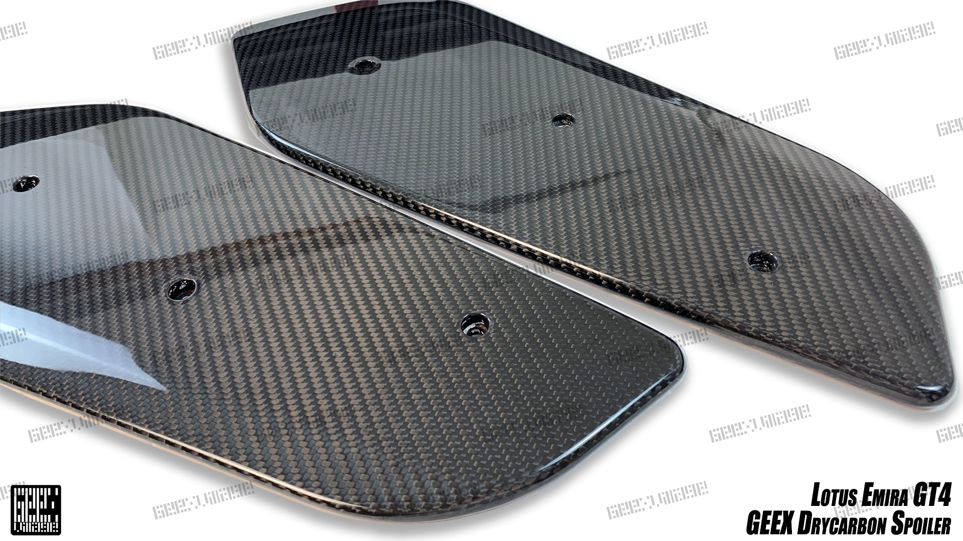 Lotus Emira 3.6 V6 2.0 Four-cylinder 2022-ON with Aftermarket Parts - GT4 Style Rear Wing Carbon Fiber from Geex Village
