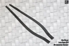 Lotus Emira 3.6 V6 2.0 Four-cylinder 2022-ON with Aftermarket Parts - GT4 Style Side Skirts Carbon Fiber from Geex Village
