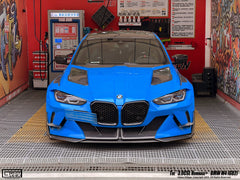 BMW M3CS M3C M3 G80 G81 2021-ON & M4CSL M4CS M4C M4 G82 G83 2021-ON with Aftermarket Parts - Front Bumper Kit Carbon Fiber from Geex Village