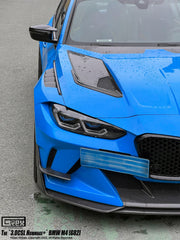 BMW M3CS M3C M3 G80 G81 2021-ON & M4CSL M4CS M4C M4 G82 G83 2021-ON with Aftermarket Parts - Hommage+ Hood Carbon Fiber from Geex Village