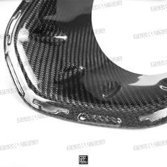 MINI Cooper JCW (John Cooper Works) S Base F56 LCI 2022-ON with Aftermarket Parts - Fog Light Bezel Carbon Fiber/FRP from Geex Village