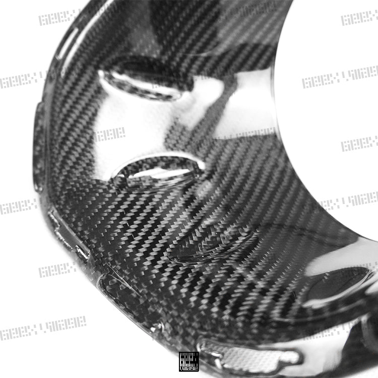 MINI Cooper JCW (John Cooper Works) S Base F56 LCI 2022-ON with Aftermarket Parts - Fog Light Bezel Carbon Fiber/FRP from Geex Village