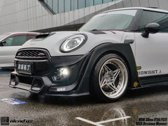 MINI Cooper JCW (John Cooper Works) S Base F56 LCI 2022-ON with Aftermarket Parts - Front Canards Carbon Fiber/FRP from Geex Village