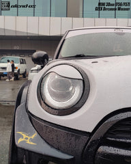 MINI Cooper JCW (John Cooper Works) S Base F56 LCI 2022-ON with Aftermarket Parts - Front Canards Carbon Fiber/FRP from Geex Village