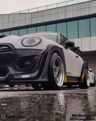 MINI Cooper JCW (John Cooper Works) S Base F56 LCI 2022-ON with Aftermarket Parts - Front Canards Carbon Fiber/FRP from Geex Village