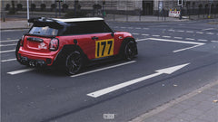 MINI Cooper JCW (John Cooper Works) S Base F56 LCI 2022-ON with Aftermarket Parts - Widebody Front Canards , Wheel Arches, and Rear Canards Carbon Fiber/FRP from Geex Village
