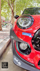 MINI Cooper JCW (John Cooper Works) S Base F56 LCI 2022-ON with Aftermarket Parts - Front Canards Carbon Fiber/FRP from Geex Village