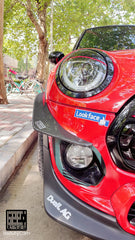 MINI Cooper JCW (John Cooper Works) S Base F56 LCI 2022-ON with Aftermarket Parts - Front Canards Carbon Fiber/FRP from Geex Village