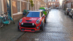 MINI Cooper JCW (John Cooper Works) S Base F56 LCI 2022-ON with Aftermarket Parts - Front Lip Carbon Fiber/FRP from Geex Village