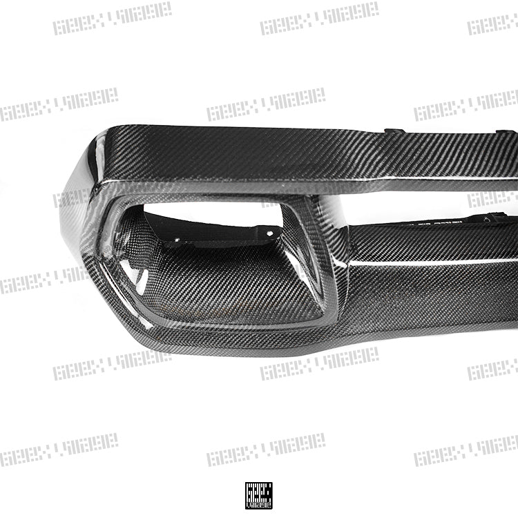 MINI Cooper JCW (John Cooper Works) S Base F56 LCI 2022-ON with Aftermarket Parts - Front Lip Carbon Fiber/FRP from Geex Village