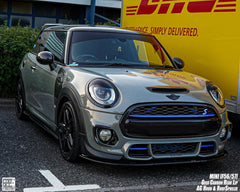 MINI Cooper JCW (John Cooper Works) S Base F56 LCI 2022-ON with Aftermarket Parts - Fog Light Bezel Carbon Fiber/FRP from Geex Village