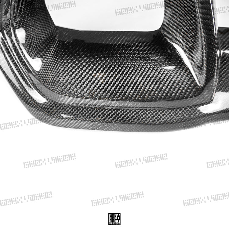 MINI Cooper JCW (John Cooper Works) S Base F56 LCI 2022-ON with Aftermarket Parts - Front Lip Carbon Fiber/FRP from Geex Village