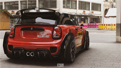 MINI Cooper JCW (John Cooper Works) S Base F56 LCI 2022-ON with Aftermarket Parts - Rear Diffuser Carbon Fiber/FRP from Geex Village