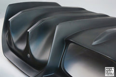 MINI Cooper JCW (John Cooper Works) S Base F56 LCI 2022-ON with Aftermarket Parts - Rear Diffuser Carbon Fiber/FRP from Geex Village