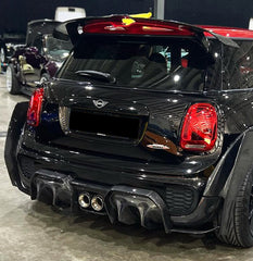MINI Cooper JCW (John Cooper Works) S Base F56 LCI 2022-ON with Aftermarket Parts - Rear Diffuser Carbon Fiber/FRP from Geex Village