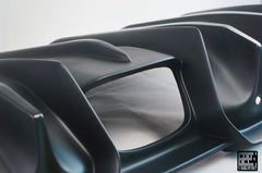 MINI Cooper JCW (John Cooper Works) S Base F56 LCI 2022-ON with Aftermarket Parts - Rear Diffuser Carbon Fiber/FRP from Geex Village