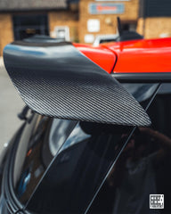 MINI Cooper JCW (John Cooper Works) S Base F56 LCI 2022-ON with Aftermarket Parts - Rear Roof Spoiler Carbon Fiber/FRP from Geex Village