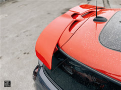 MINI Cooper JCW (John Cooper Works) S Base F56 LCI 2022-ON with Aftermarket Parts - Rear Roof Spoiler Carbon Fiber/FRP from Geex Village