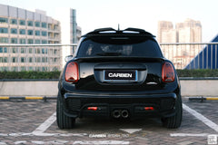 MINI Cooper JCW (John Cooper Works) S Base F56 LCI 2022-ON with Aftermarket Parts - Rear Roof Spoiler Carbon Fiber/FRP from Geex Village