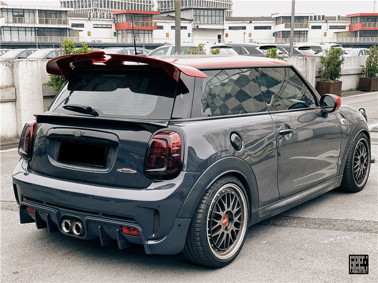 MINI Cooper JCW (John Cooper Works) S Base F56 LCI 2022-ON with Aftermarket Parts - Rear Spoiler Carbon Fiber/FRP from Geex Village