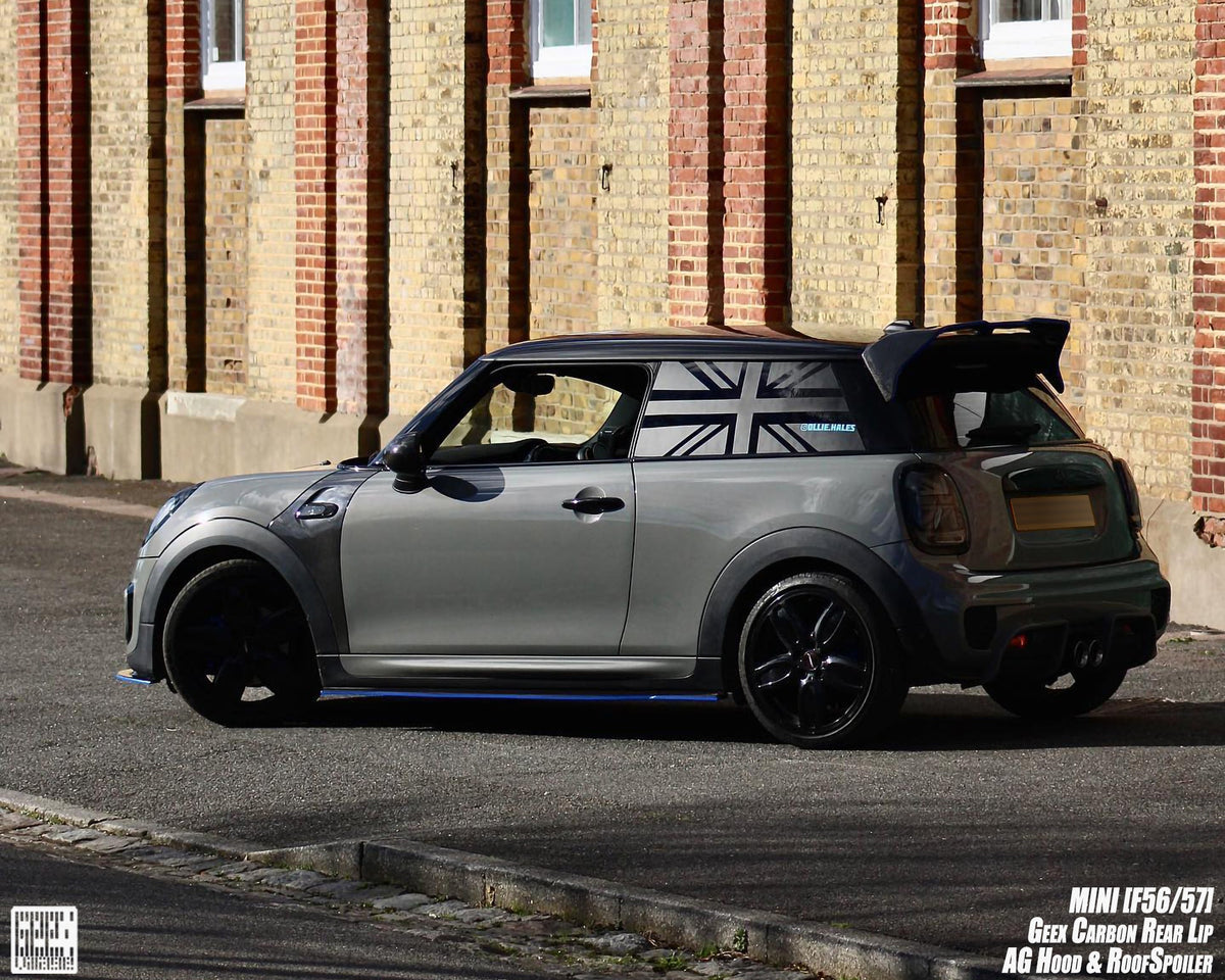 MINI Cooper JCW (John Cooper Works) S Base F56 LCI 2022-ON with Aftermarket Parts - Side Skirts Carbon Fiber/FRP from Geex Village