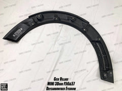 MINI Cooper JCW (John Cooper Works) S Base F56 LCI 2022-ON with Aftermarket Parts - Widebody Front Canards , Wheel Arches, and Rear Canards Carbon Fiber/FRP from Geex Village