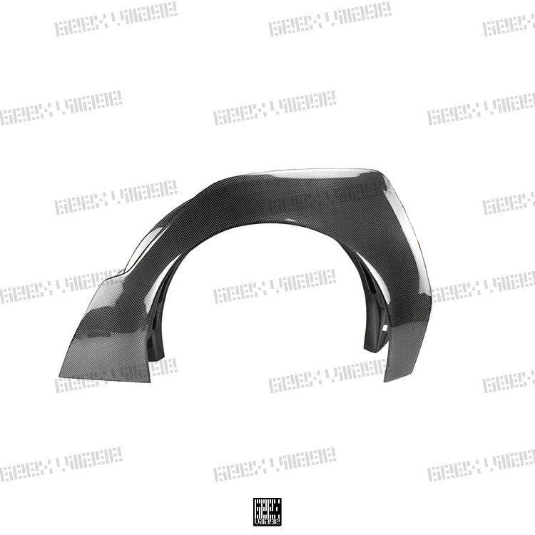 MINI Cooper JCW (John Cooper Works) S Base F56 LCI 2022-ON with Aftermarket Parts - Widebody Front Canards , Wheel Arches, and Rear Canards Carbon Fiber/FRP from Geex Village