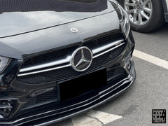 Mercedes Benz A-Class A220 (with sport-package bumper) /A35 /A35L W177 V177 2019-ON with Aftermarket Parts - Punkt Style Front Lip Carbon Fiber from Geex Village
