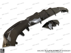 Mercedes Benz A-Class AMG A45 A35 A220 W177 V177 2019-ON with Aftermarket Parts - Blackseries Style Rear Diffuser Carbon Fiber from Geex Village