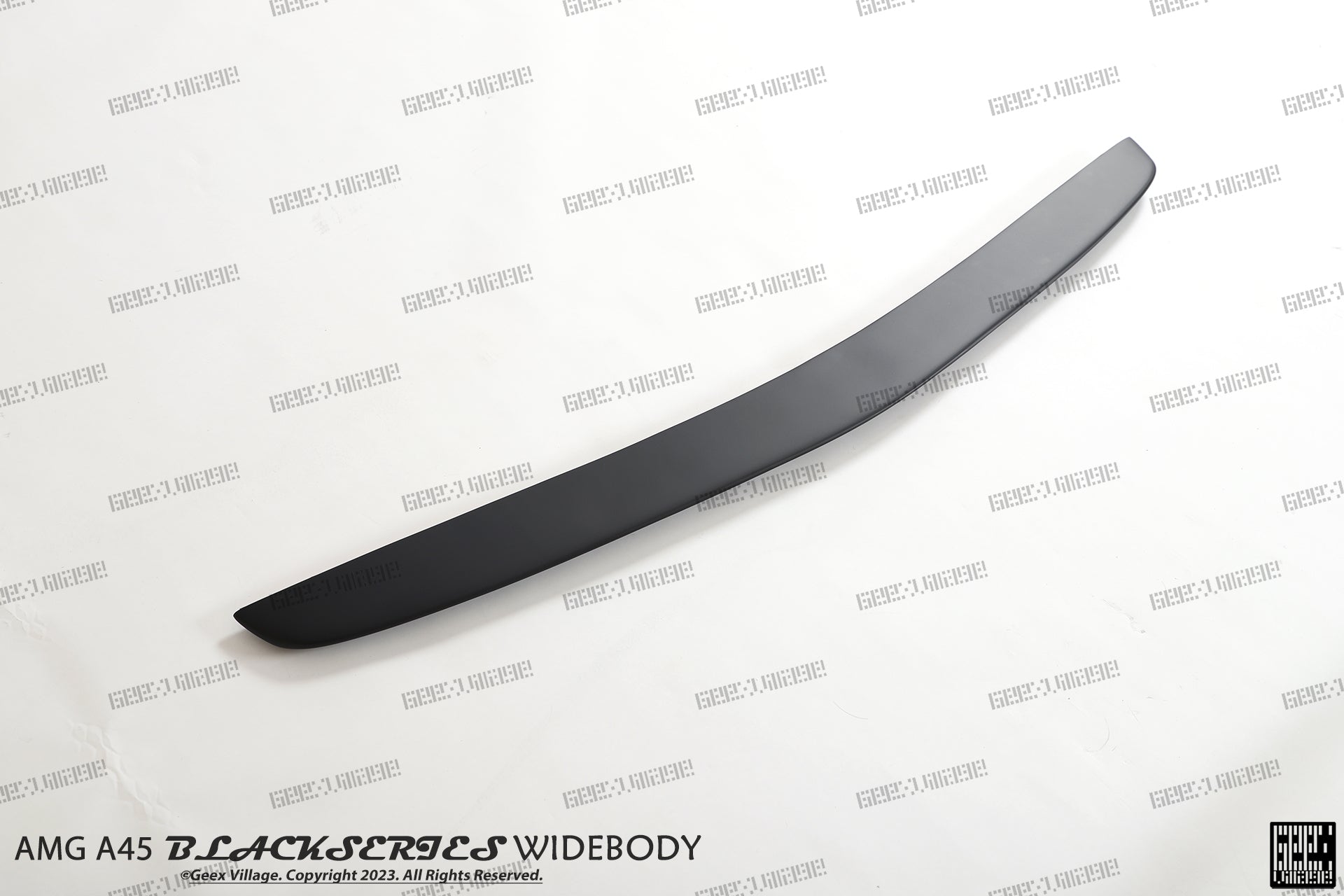 Mercedes Benz A-Class AMG A45 W177 V177 2019-ON with Aftermarket Parts - Blackseries Style Stage 1 Front Corner Splitters & Center Front Lip Carbon Fiber / FRP from Geex Village