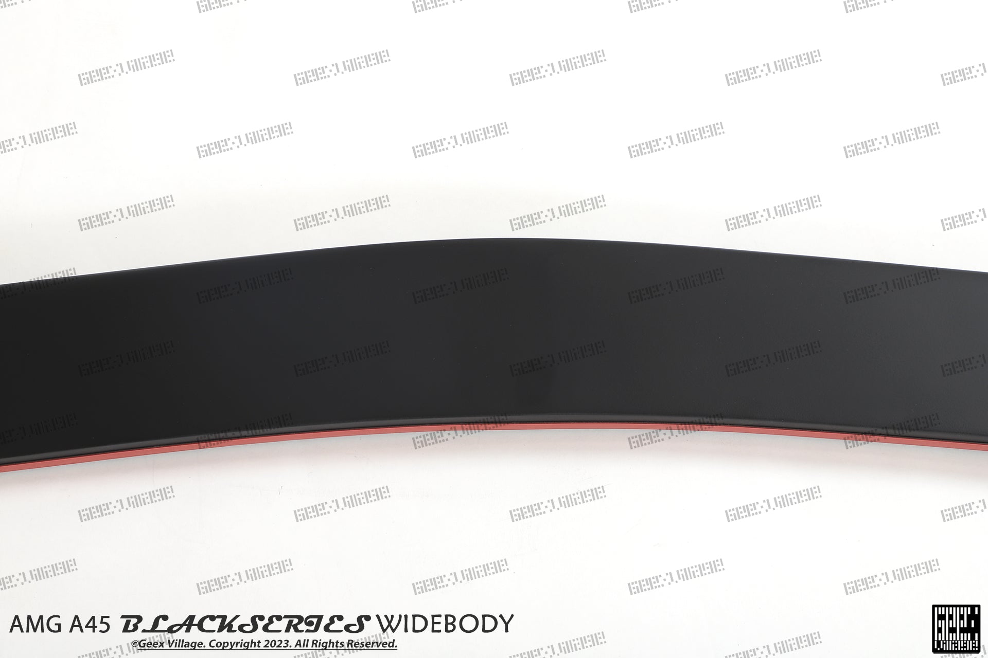 Mercedes Benz A-Class AMG A45 W177 V177 2019-ON with Aftermarket Parts - Blackseries Style Stage 1 Front Corner Splitters & Center Front Lip Carbon Fiber / FRP from Geex Village