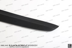 Mercedes Benz A-Class AMG A45 W177 V177 2019-ON with Aftermarket Parts - Blackseries Style Stage 1 Front Corner Splitters & Center Front Lip Carbon Fiber / FRP from Geex Village