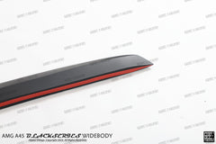 Mercedes Benz A-Class AMG A45 W177 V177 2019-ON with Aftermarket Parts - Blackseries Style Stage 1 Front Corner Splitters & Center Front Lip Carbon Fiber / FRP from Geex Village