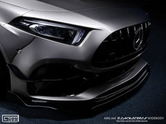 Mercedes Benz A-Class AMG A45 W177 V177 2019-ON with Aftermarket Parts - Stage 2 Front Lip Splitter&nbsp;Carbon Fiber from Geex Village