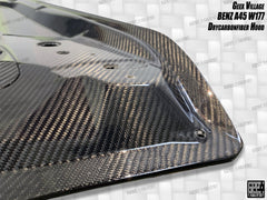 Mercedes Benz CLA-Class CLA45 CLA35 CLA250 C118 2020-ON & A-Class A45 A35 A250 A220 W177 V177 2019-ON with Aftermarket Parts - Hood Carbon Fiber / FRP from Geex Village