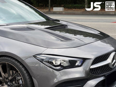 Mercedes Benz CLA-Class CLA45 CLA35 CLA250 C118 2020-ON & A-Class A45 A35 A250 A220 W177 V177 2019-ON with Aftermarket Parts - Hood Carbon Fiber / FRP from Geex Village