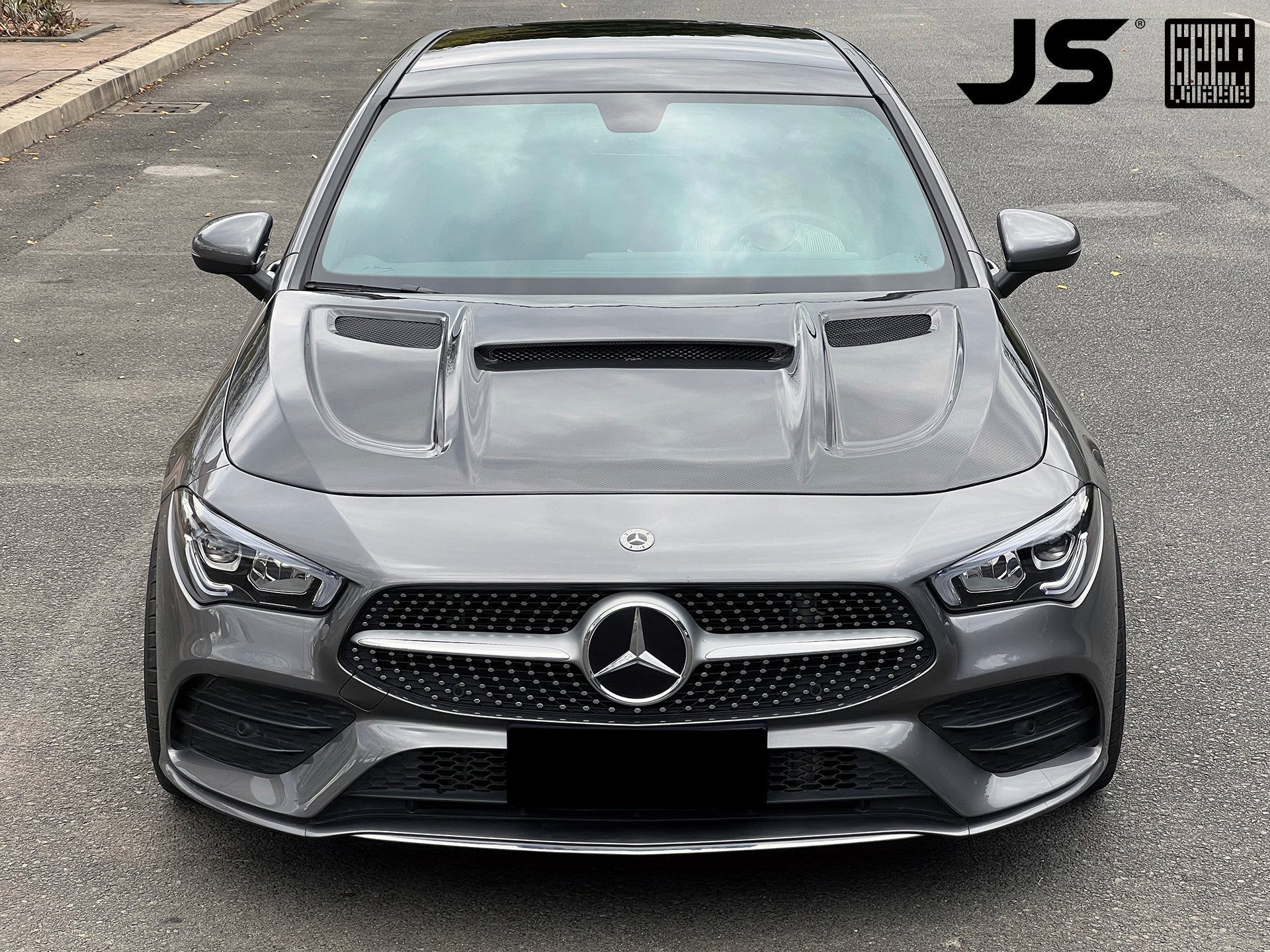 Mercedes Benz CLA-Class CLA45 CLA35 CLA250 C118 2020-ON & A-Class A45 A35 A250 A220 W177 V177 2019-ON with Aftermarket Parts - Hood Carbon Fiber / FRP from Geex Village