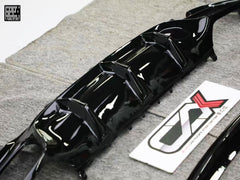 Mercedes Benz C-Class C63S C63 AMG C43 C450 C300 W205 
(C300 requires sport package bumper) 2015 2016 2017 2018 with Aftermarket Parts - Rear Diffuser Carbon Fiber from Geex Village