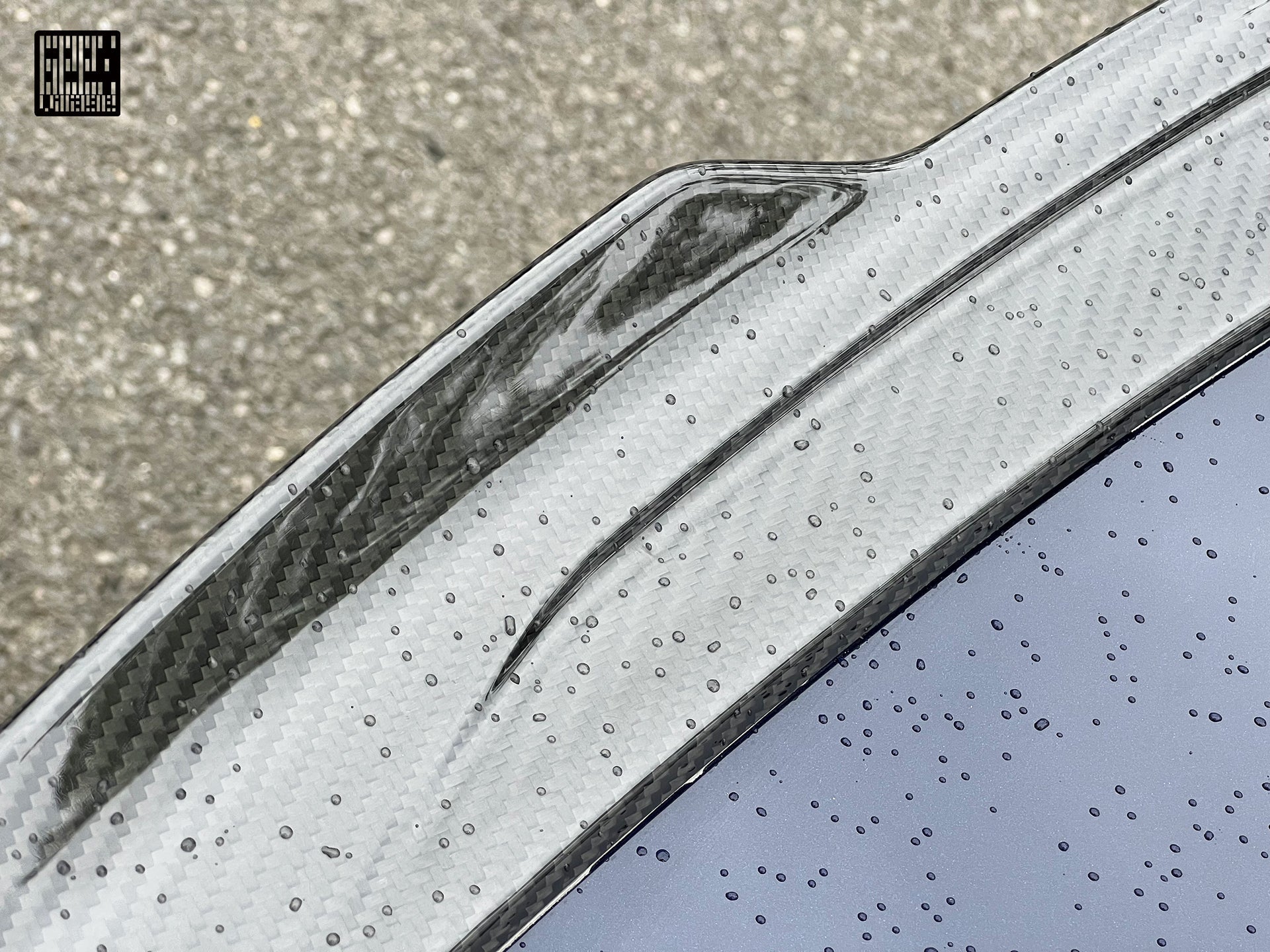 Mercedes Benz C-Class C63s C63 C43 C300 W205 Sedan 2015 2016 2017 2018 2019 2020 2021 with Aftermarket Parts - Rear Spoiler Carbon Fiber from Geex Village