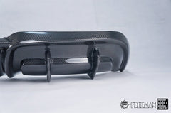 Porsche 718 Cayman Boxster Base S T GTS 2017-ON with Aftermarket Parts - Rear Diffuser Carbon Fiber from Geex Village