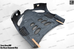 Toyota Supra MK5 A90 A91 3.0 2.0 2020-ON with Aftermarket Parts - Unicorn GT3 Clamshell Hood and Front Bumper & Steel Brackets and Cable for Clamshell Hood and Bumper Carbon Fiber/FRP/Steel from Geex Village