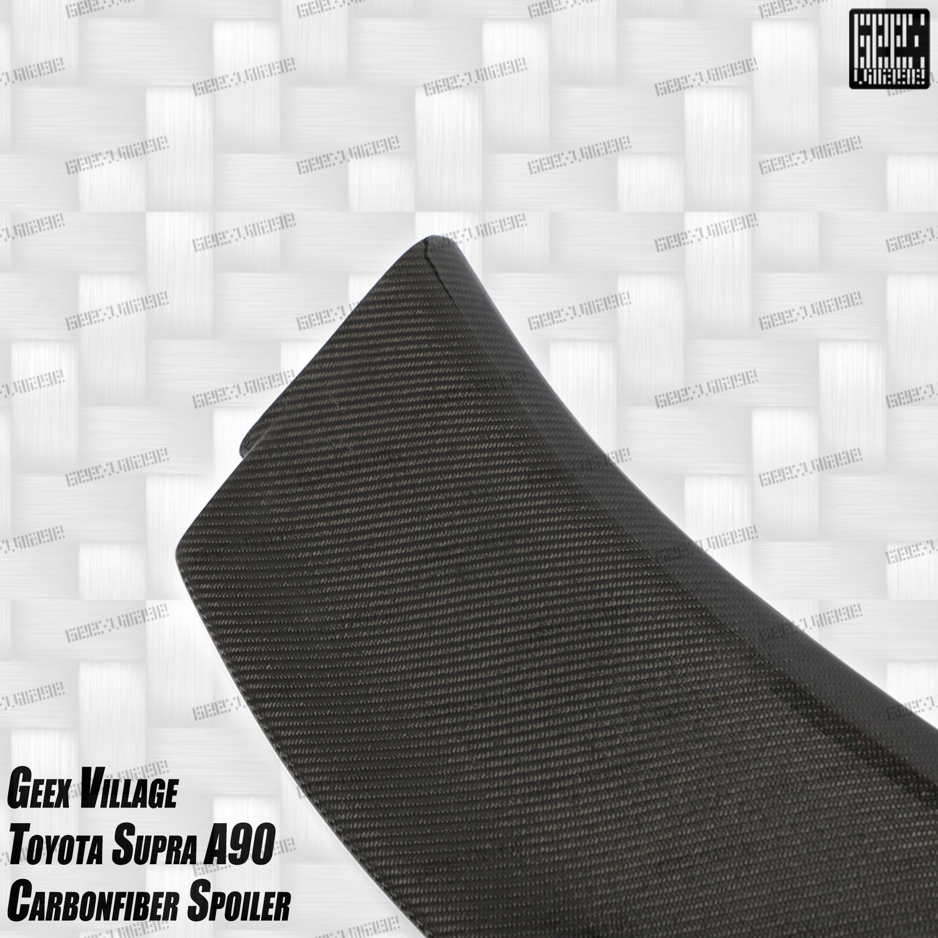 Toyota Supra MK5 A90 A91 3.0 2.0 Coupe 2020-ON with Aftermarket Parts - Unicorn GT3 Widebody Rear Wing Carbon Fiber/FRP from Geex Village