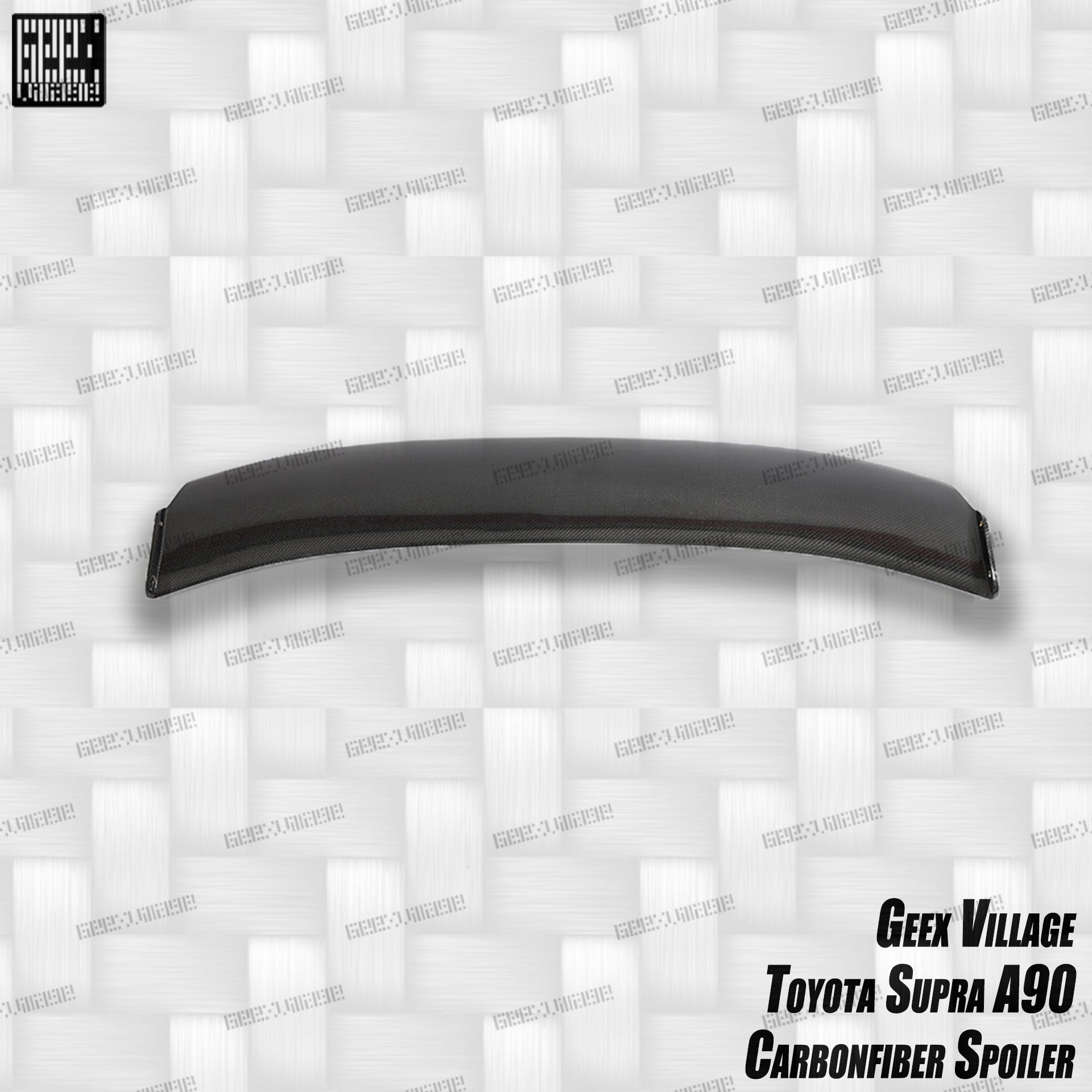 Toyota Supra MK5 A90 A91 3.0 2.0 Coupe 2020-ON with Aftermarket Parts - Unicorn GT3 Widebody Rear Wing Carbon Fiber/FRP from Geex Village