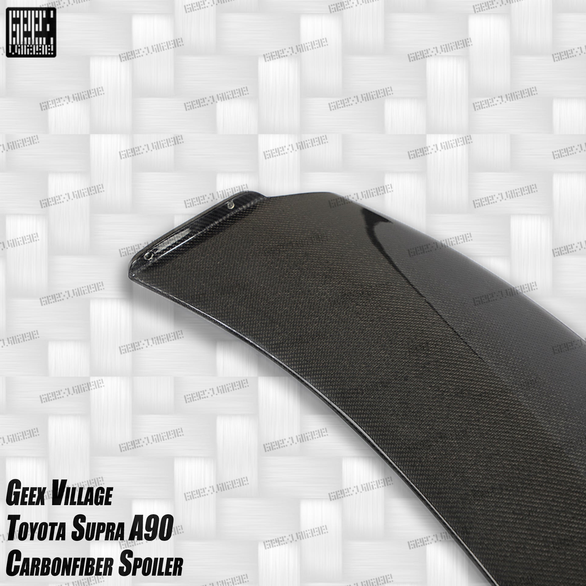 Toyota Supra MK5 A90 A91 3.0 2.0 Coupe 2020-ON with Aftermarket Parts - Unicorn GT3 Widebody Rear Wing Carbon Fiber/FRP from Geex Village