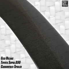 Toyota Supra MK5 A90 A91 3.0 2.0 Coupe 2020-ON with Aftermarket Parts - Unicorn GT3 Widebody Rear Wing Carbon Fiber/FRP from Geex Village