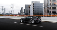 Toyota Supra MK5 A90 A91 3.0 2.0 2020-ON with Aftermarket Parts - Unicorn GT3 Widebody Fender Flares, Wheel Arches, and Side Skirts Carbon Fiber/FRP from Geex Village