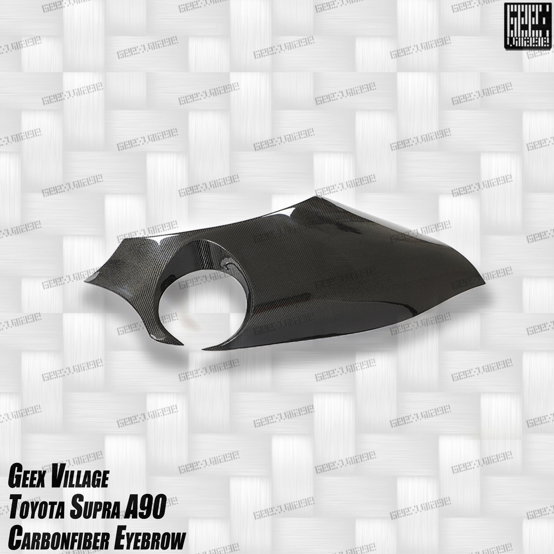 Toyota Supra MK5 A90 A91 3.0 2.0 2020-ON with Aftermarket Parts - Unicorn GT3 Widebody Fender Flares, Wheel Arches, and Side Skirts Carbon Fiber/FRP from Geex Village