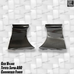 Toyota Supra MK5 A90 A91 3.0 2.0 2020-ON with Aftermarket Parts - Unicorn GT3 Widebody Fender Flares, Wheel Arches, and Side Skirts Carbon Fiber/FRP from Geex Village