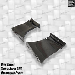 Toyota Supra MK5 A90 A91 3.0 2.0 2020-ON with Aftermarket Parts - Unicorn GT3 Widebody Fender Flares, Wheel Arches, and Side Skirts Carbon Fiber/FRP from Geex Village