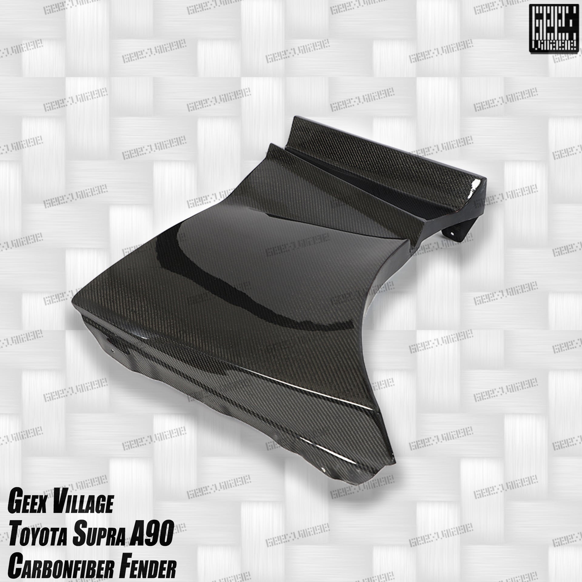 Toyota Supra MK5 A90 A91 3.0 2.0 2020-ON with Aftermarket Parts - Unicorn GT3 Widebody Fender Flares, Wheel Arches, and Side Skirts Carbon Fiber/FRP from Geex Village